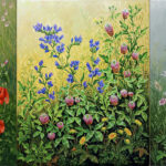 Triptych wildflowers